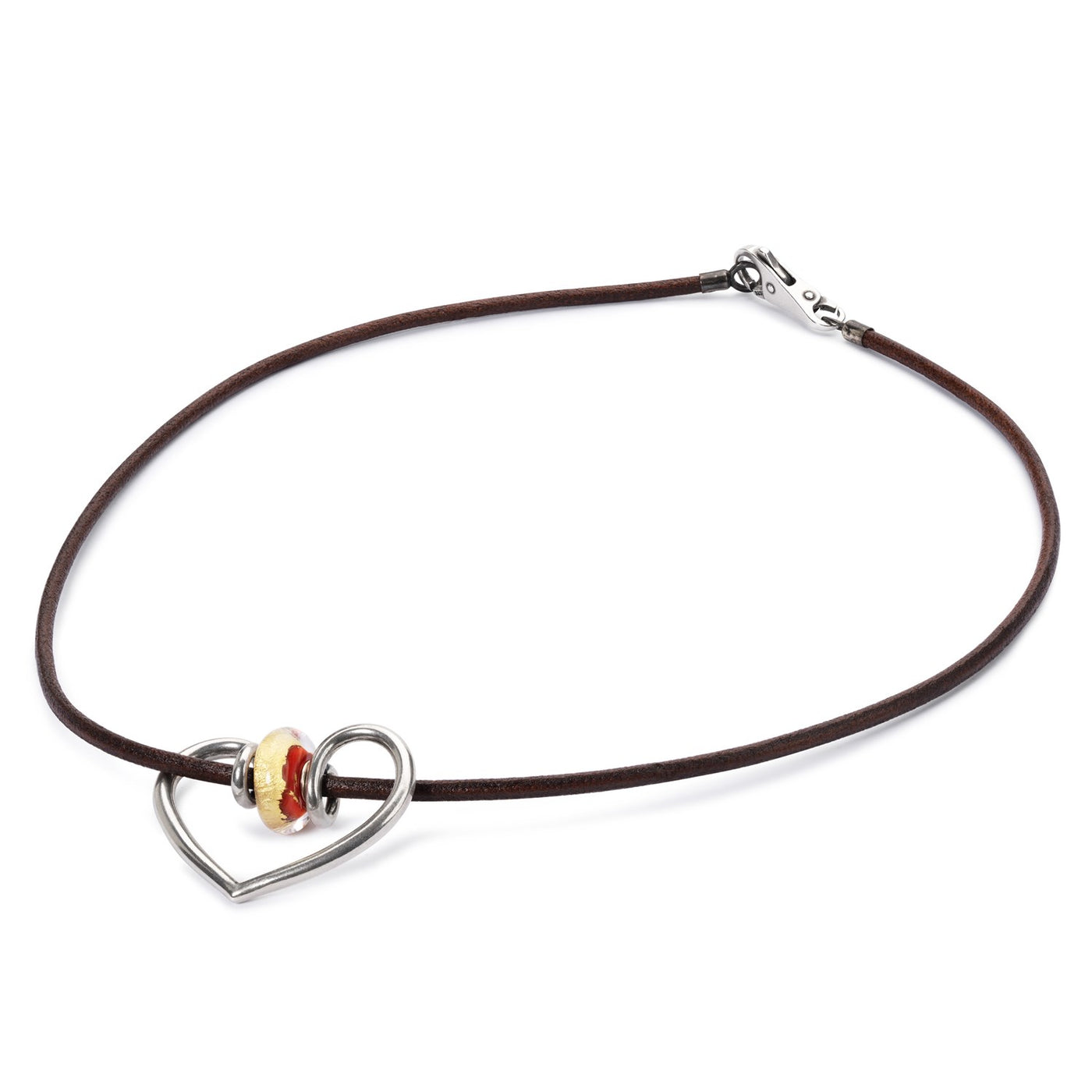 Leather Necklace Brown