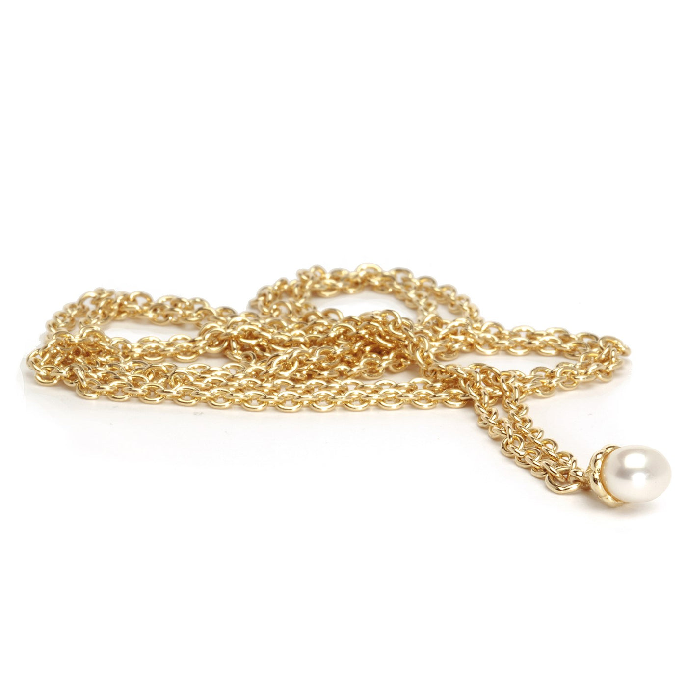 Fantasy Necklace With Pearl, Gold