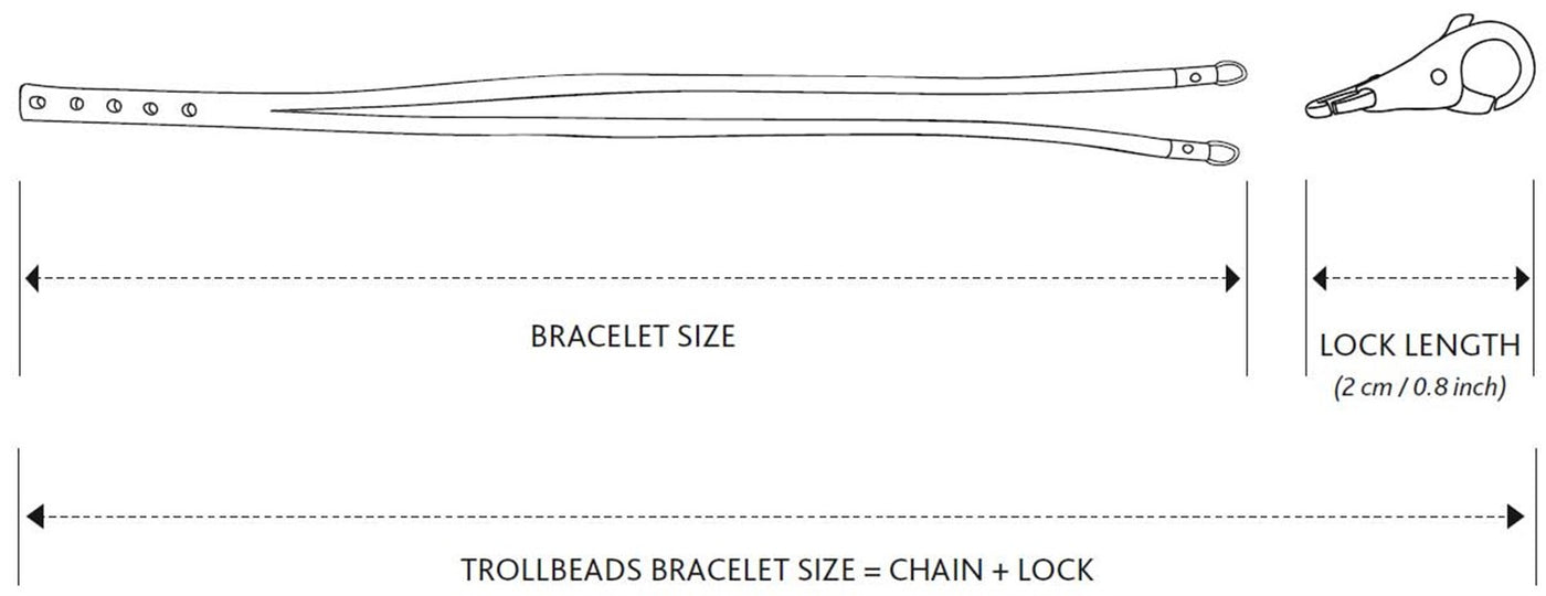 Leather Bracelet Black/Grey with Sterling Silver Plain Lock